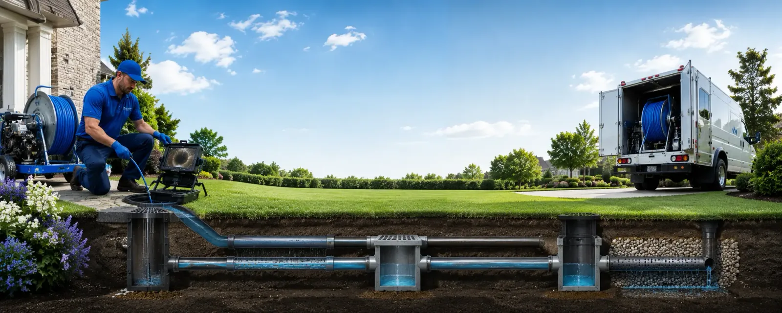 Outdoor drain cleaning information for Leicester, MA